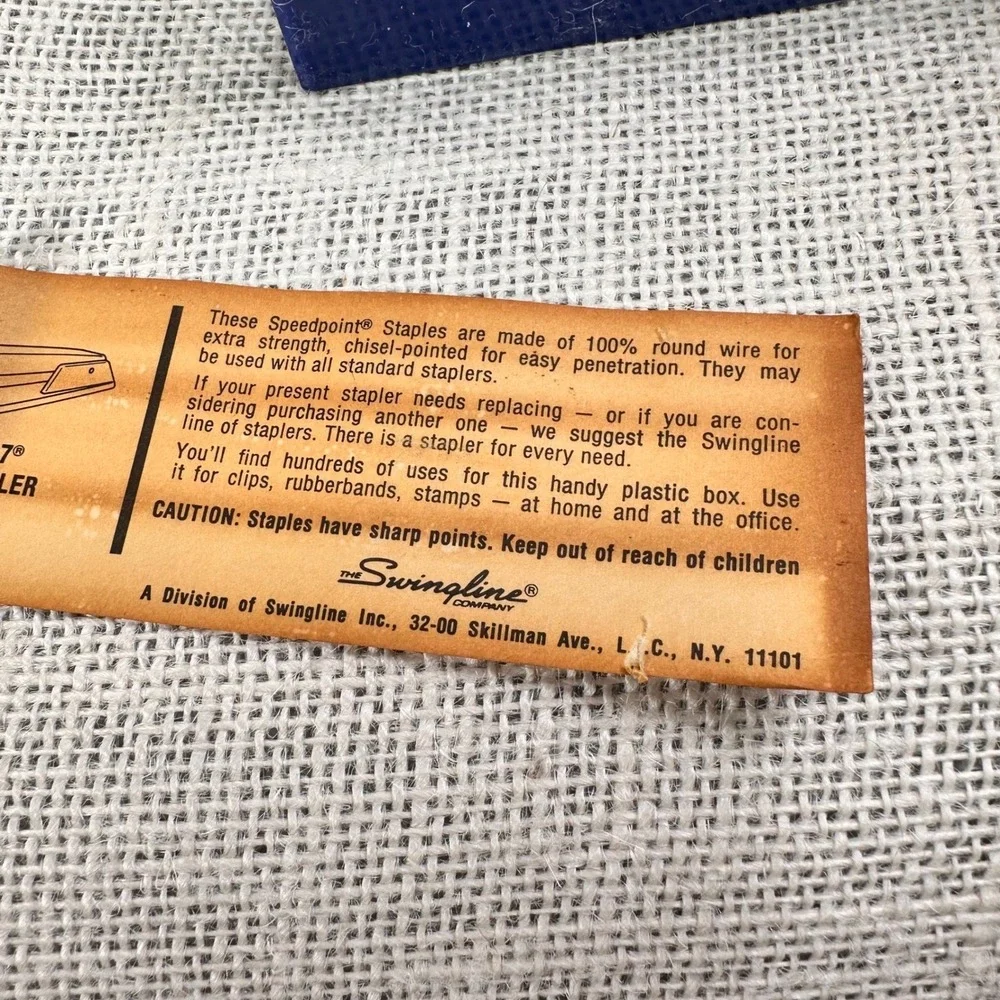 Swingline S.F.‎ 4 Speedpoint Staples 5000 Count Mid Century Office Supply NOS